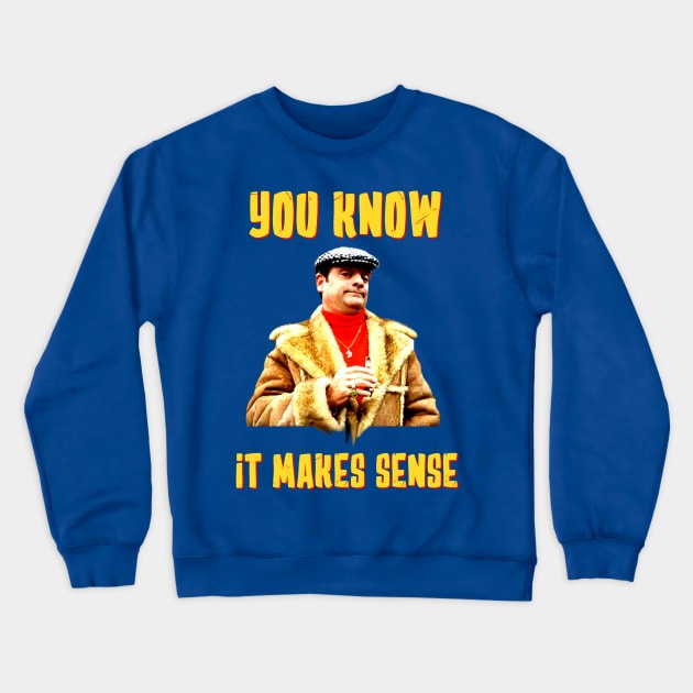 Comedy legends UK Del Boy Crewneck Sweatshirt by Diversions pop culture designs